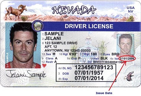 Find your issue date on your identification card or license.