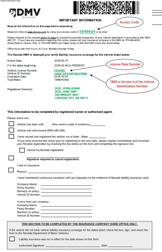 Change address for car registration